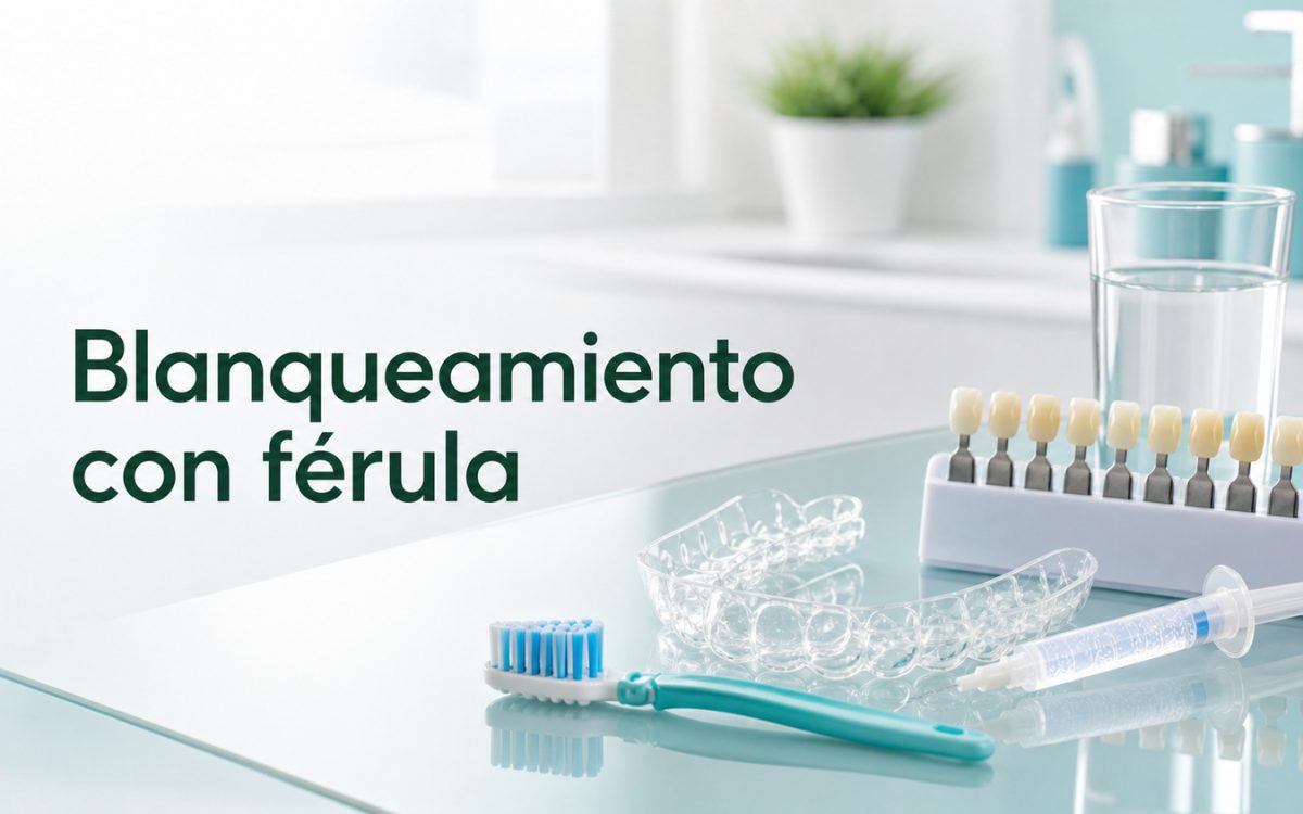 Cuidados durante un blanqueamiento dental con férula: guía para pacientes