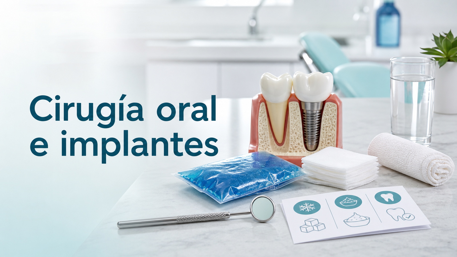 Cuidados después de una cirugía oral e implantes: guía postoperatoria