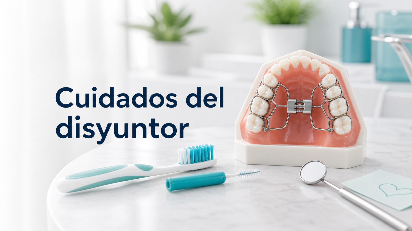 Cuidados durante el uso de un disyuntor dental: guía para pacientes