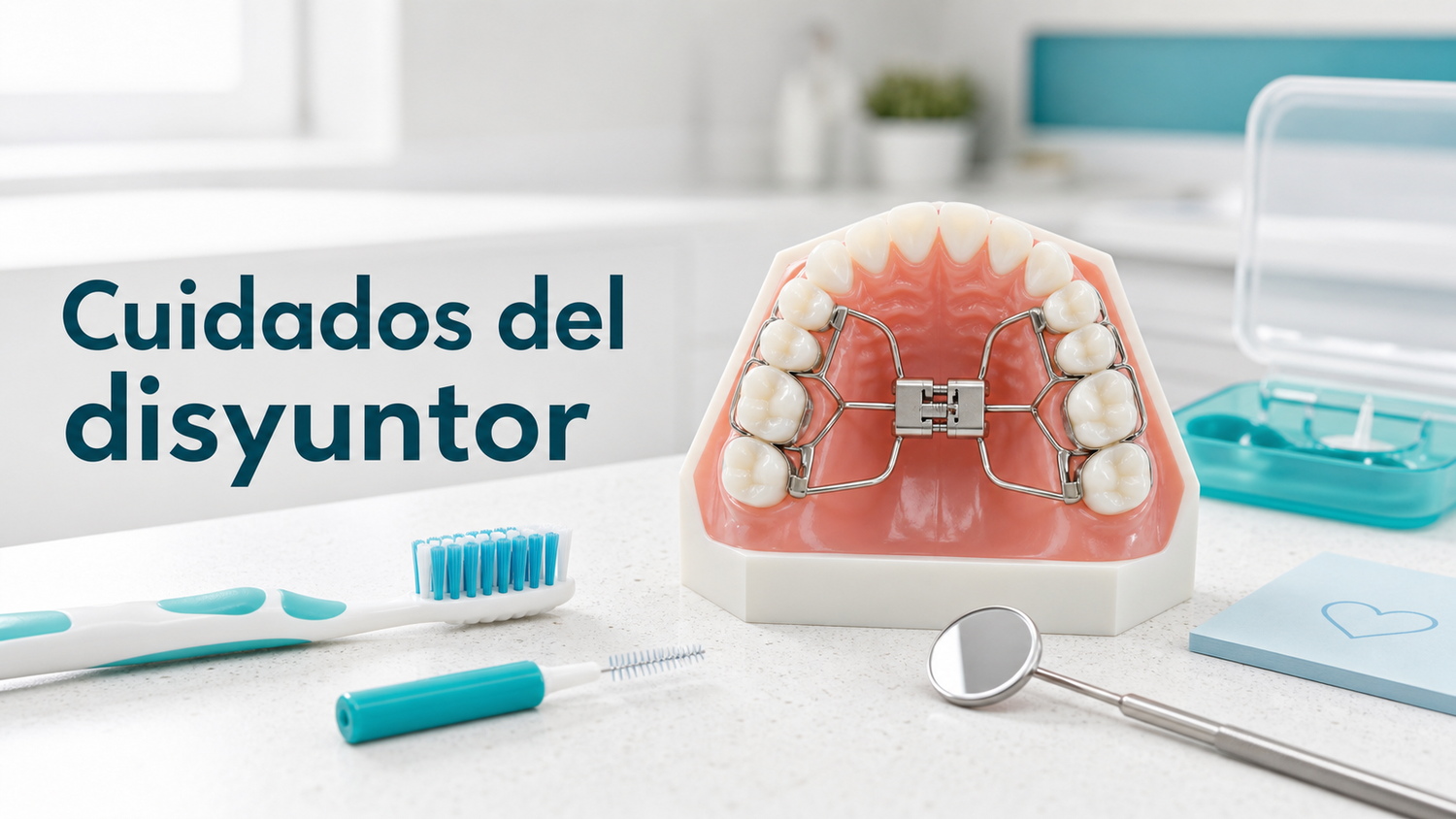 Cuidados durante el uso de un disyuntor dental: guía para pacientes