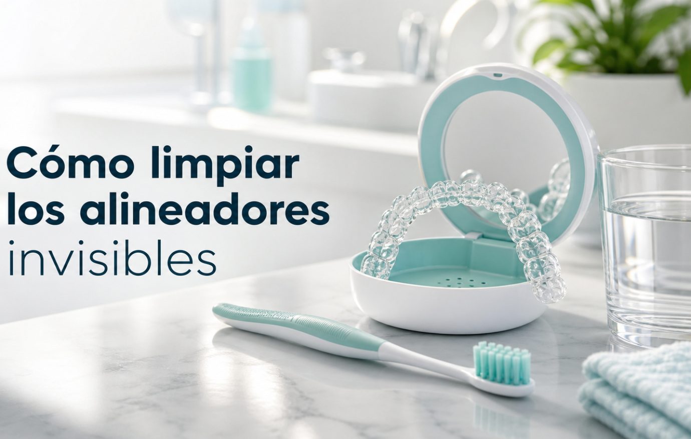 Cómo limpiar los alineadores invisibles correctamente Cómo limpiar los alineadores invisibles correctamente