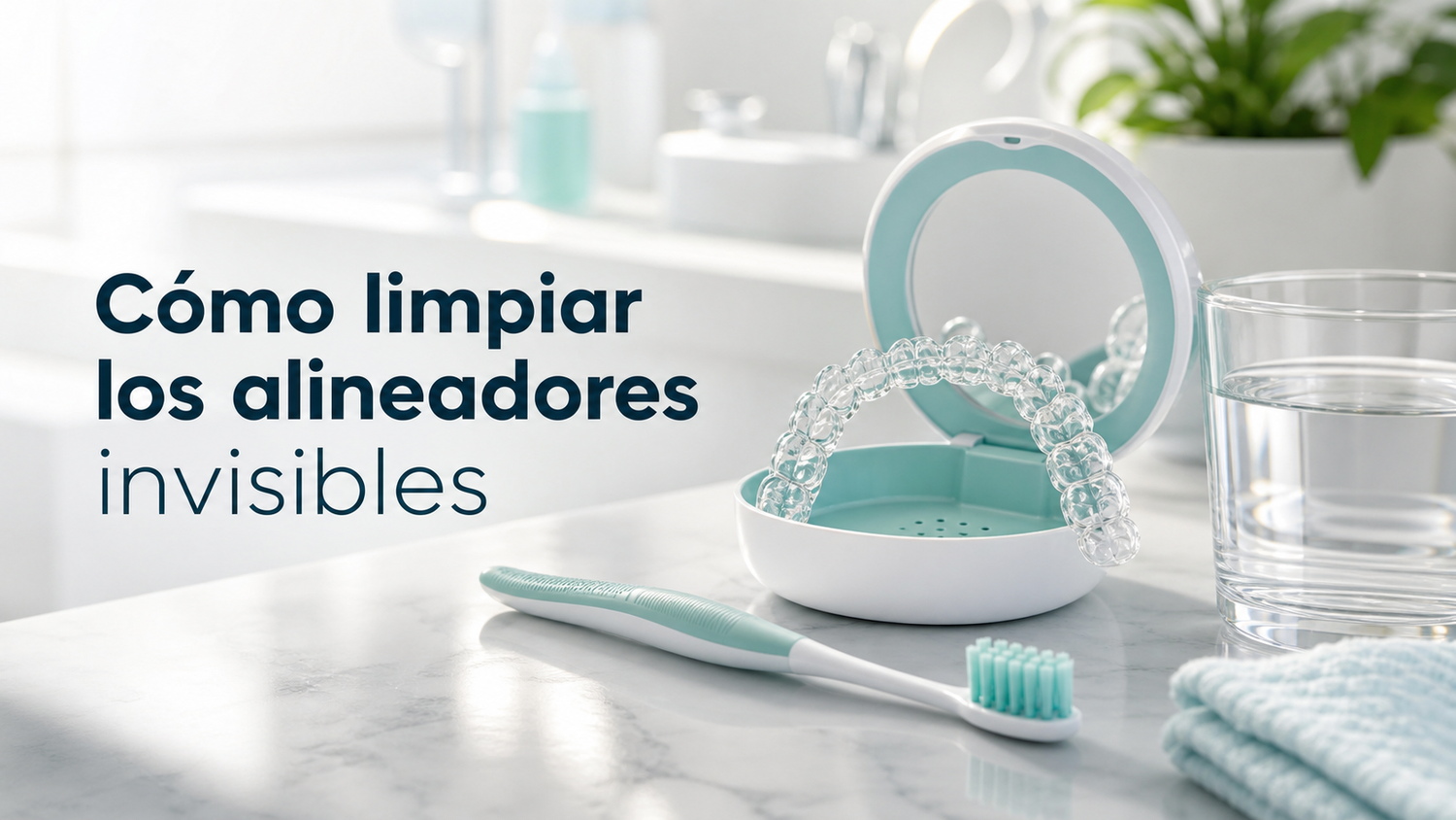 Cómo limpiar los alineadores invisibles correctamente
